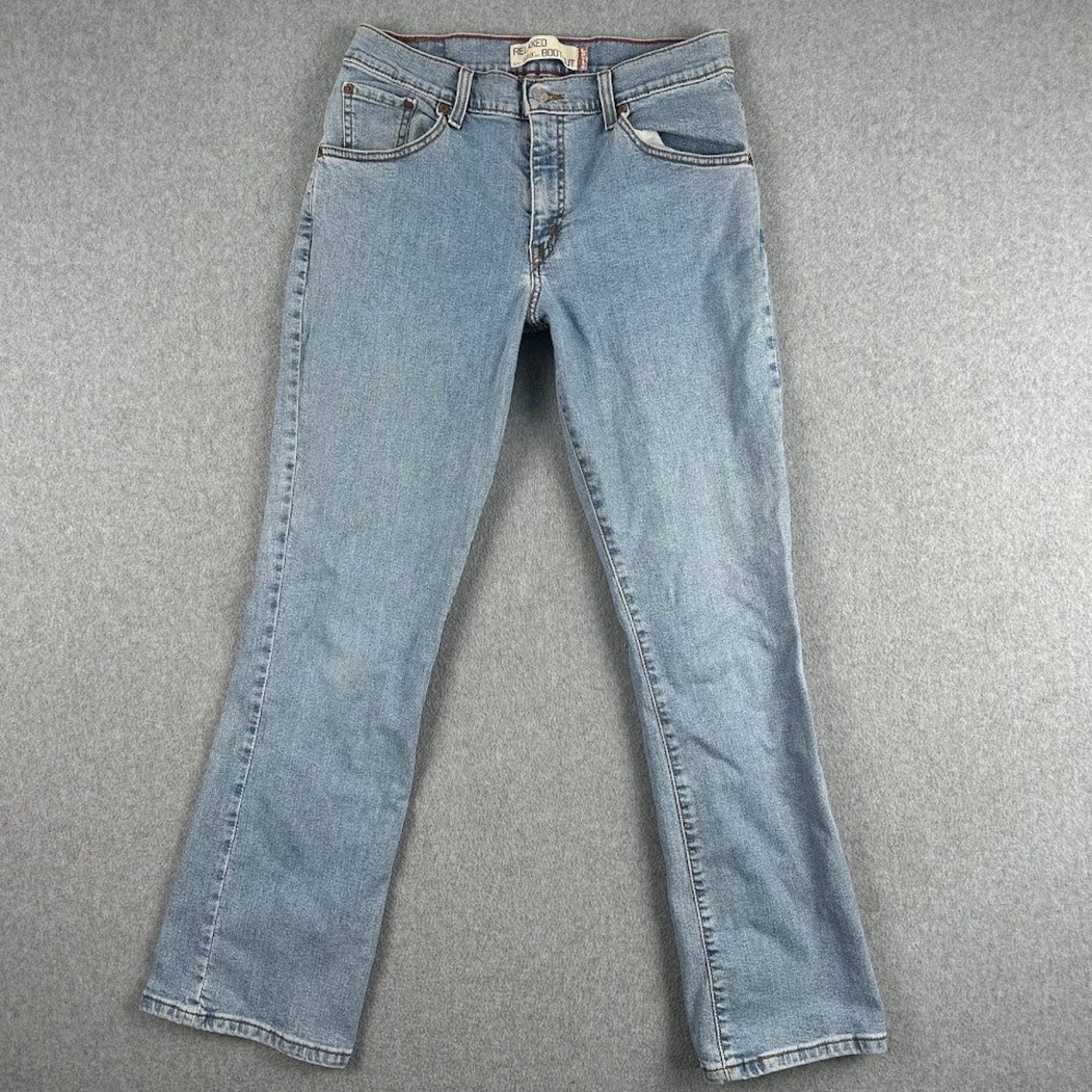 Vintage Y2K Levi's 550 Bootcut Women's Jeans Relaxed Light Wash Denim‎ 8S Rodeo